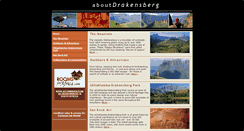 Desktop Screenshot of aboutdrakensberg.com